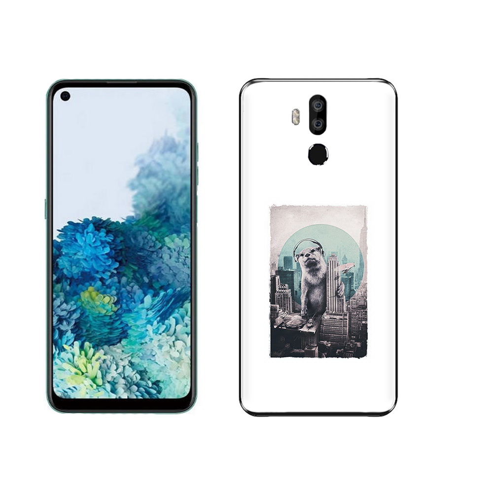 

Чехол MyPads Tocco для Oukitel K9 выдра в городе, Прозрачный, Tocco