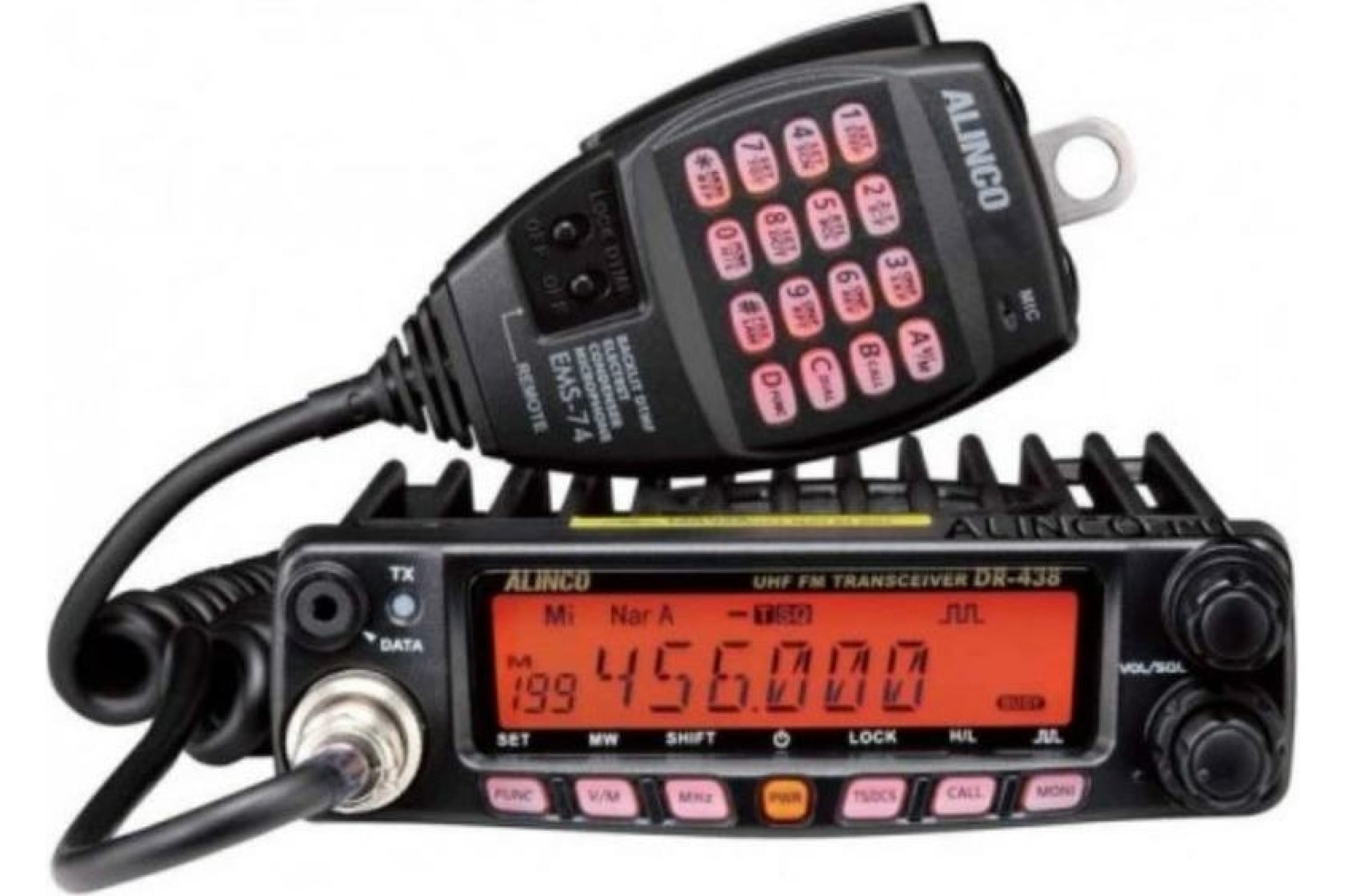 

UHF мобильная аналоговая радиостанция ALINCO DR-438, Черный, DR-438