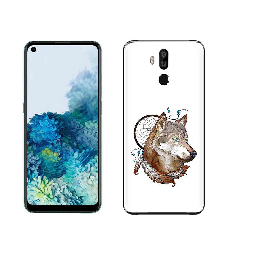

Чехол MyPads Tocco для Oukitel K9 волк и ловец снов, Прозрачный, Tocco