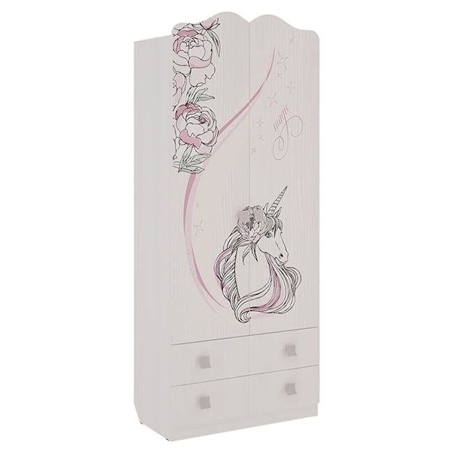 

Шкаф комбинированный с ящ. 2-створчатый Фэнтези (Мебельсон)