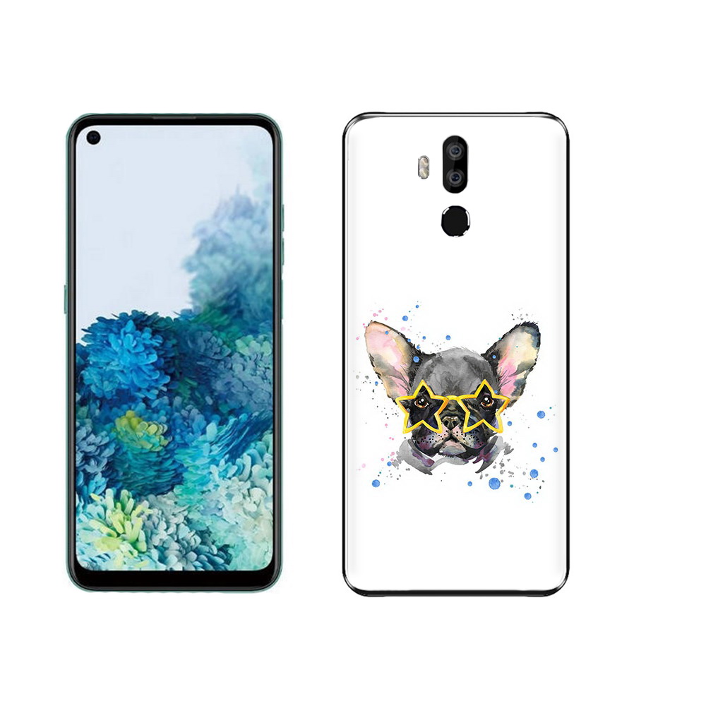 

Чехол MyPads Tocco для Oukitel K9 буля в очках, Прозрачный, Tocco