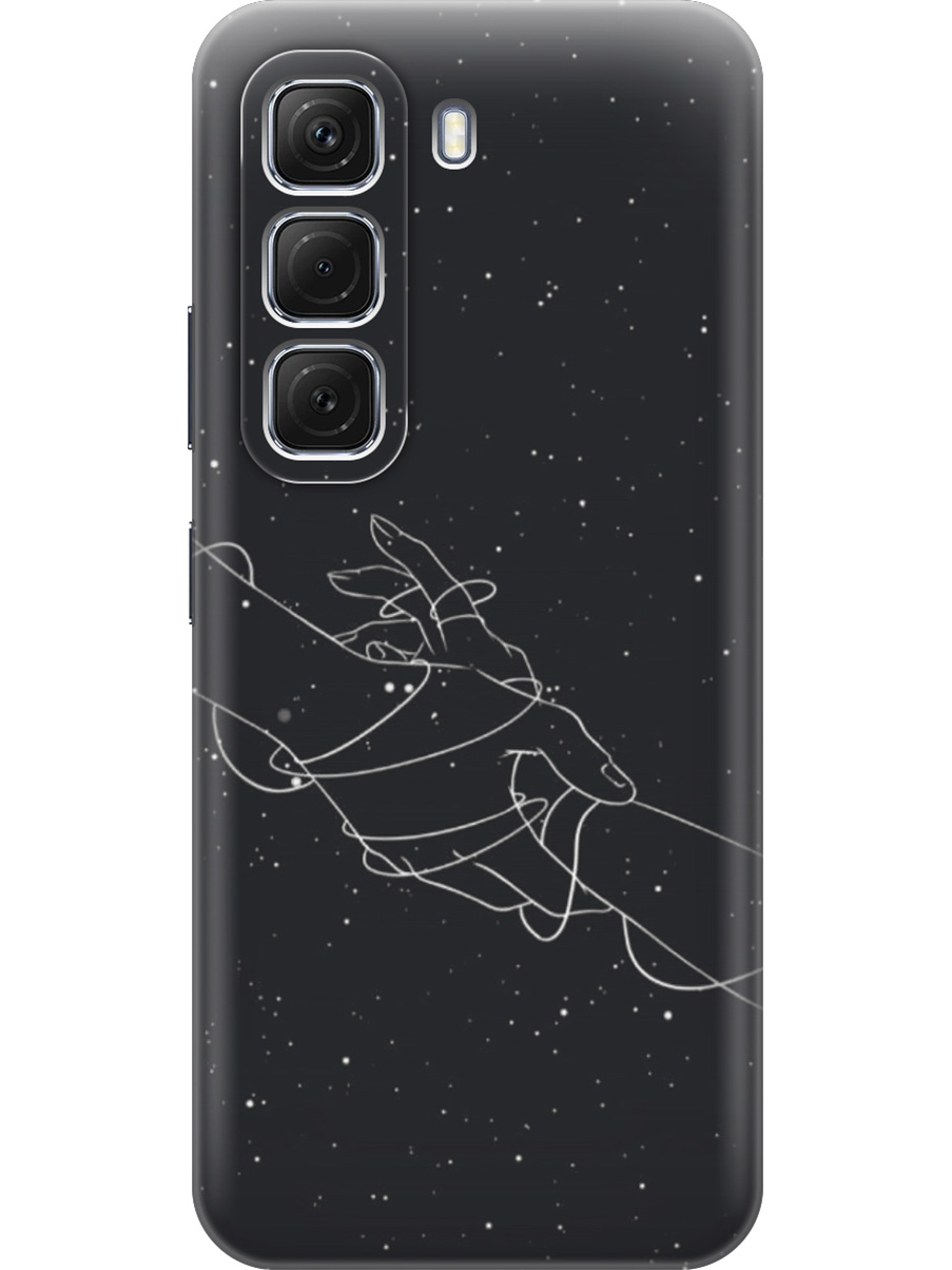 

Силиконовый чехол на Infinix Hot 50 4G с принтом "Любовное созвездие", Прозрачный;белый;черный, 786718791