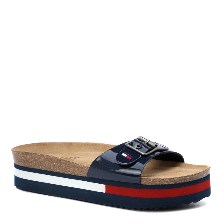 

Шлепанцы женские Tommy Jeans EN0EN01323 синие 40 EU, EN0EN01323_2520643