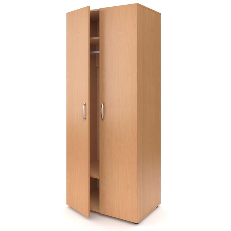 

Мебель для школы MET_Школа Шкаф для одежды широкий 80x42x195 бук, 1001673, Бежевый