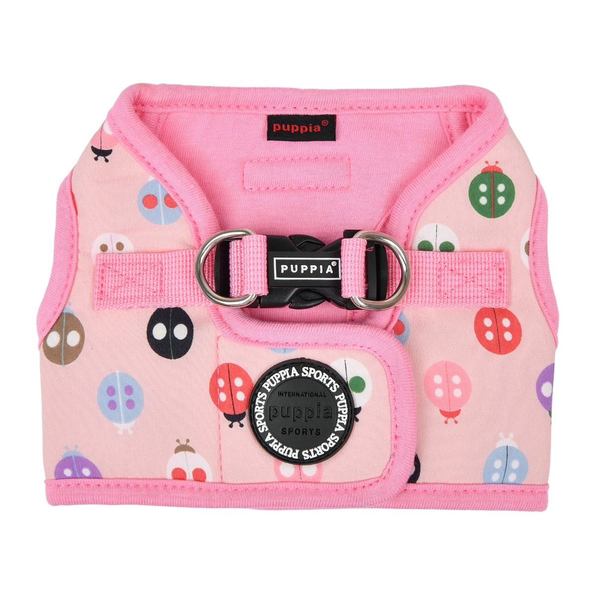 

Шлейка-жилет для собак PUPPIA Lady Beetle-B розовая, XL, обхват груди 48 см, ош 38 см, Розовый, Beetle-B шлейка-жилетка