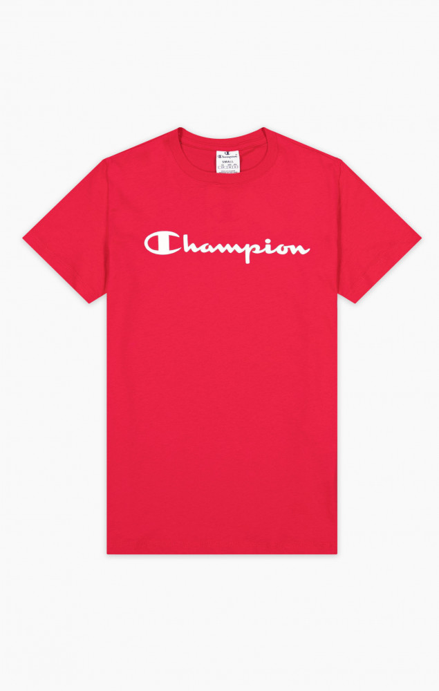 фото Футболка женская champion 113223-rs061 красная xs