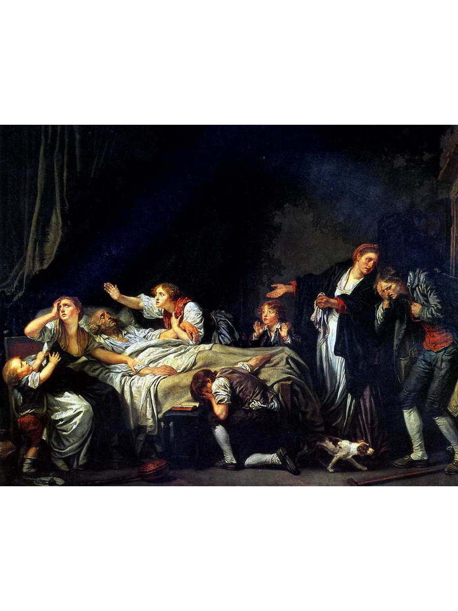 

Постер DRABS A2 Грез Жан Батист 1725 - 1805 Наказание сыновней неблагодарности