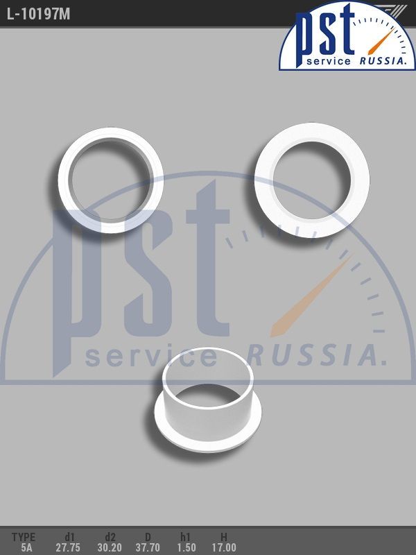 

Втулка рулевой рейки PST BUSH-10197M без ГУР 27,75 30,2 37,7 17 1,5, BUSH-10197M