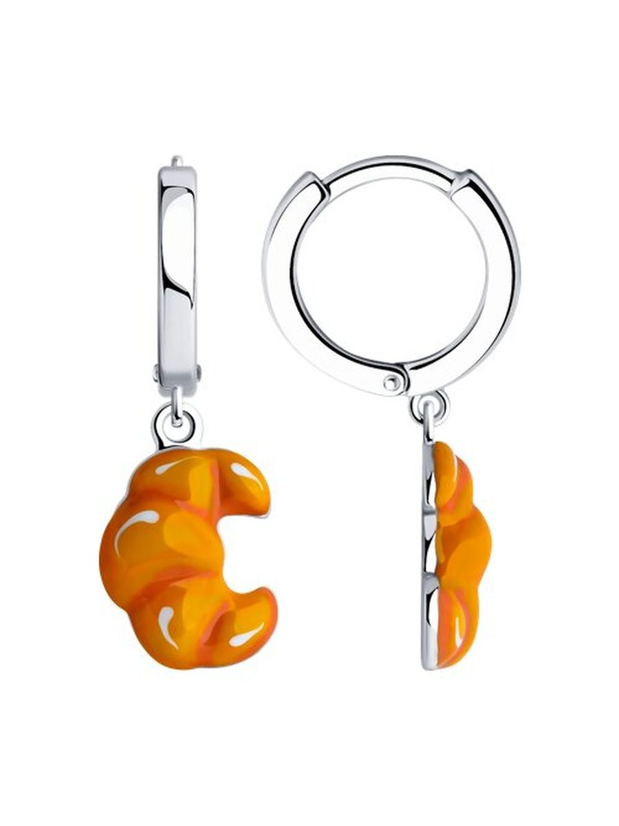 

Серьги из серебра TEO MAORI 894026064, эмаль, 894026064