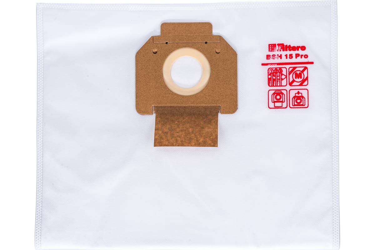 Мешки для промышленных пылесосов Filtero BSH 15 Pro 8 шт