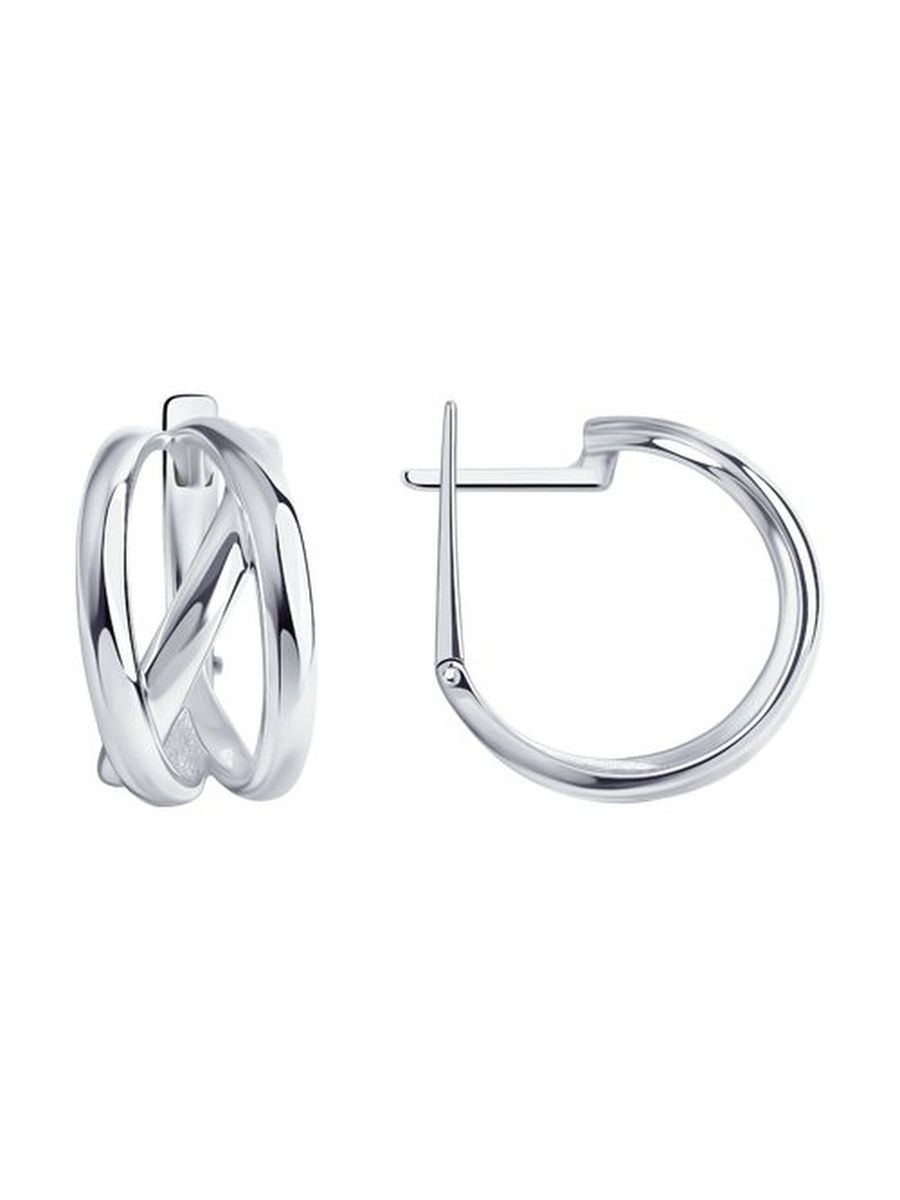 

Серьги из серебра TEO MAORI 894024173, фианит, 894024173
