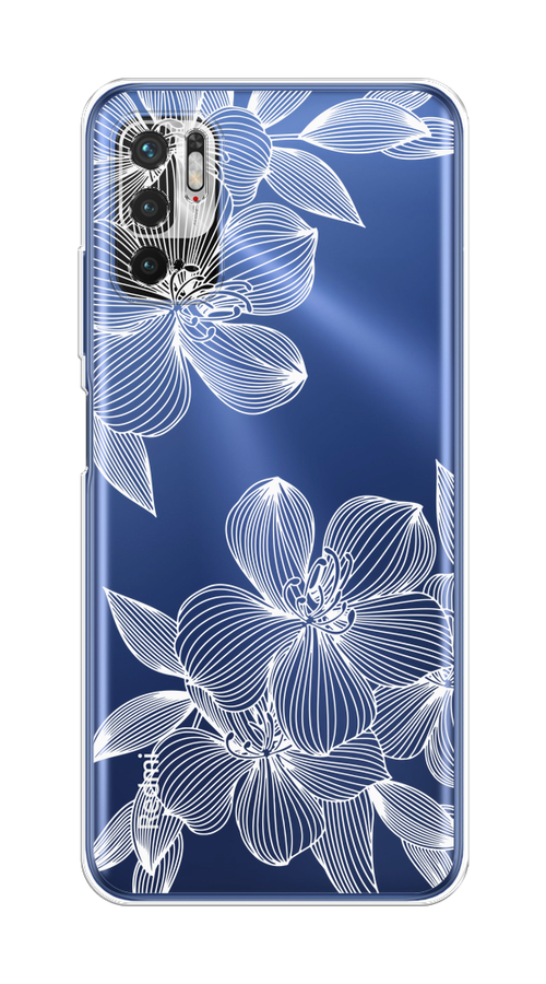 

Чехол на Xiaomi Redmi Note 10T/Note 10 5G/Poco M3 Pro "Крокус", Белый;прозрачный, 311050-1