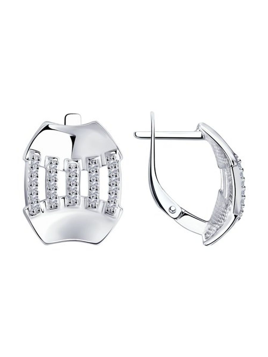 

Серьги из серебра TEO MAORI 894024194, фианит, 894024194
