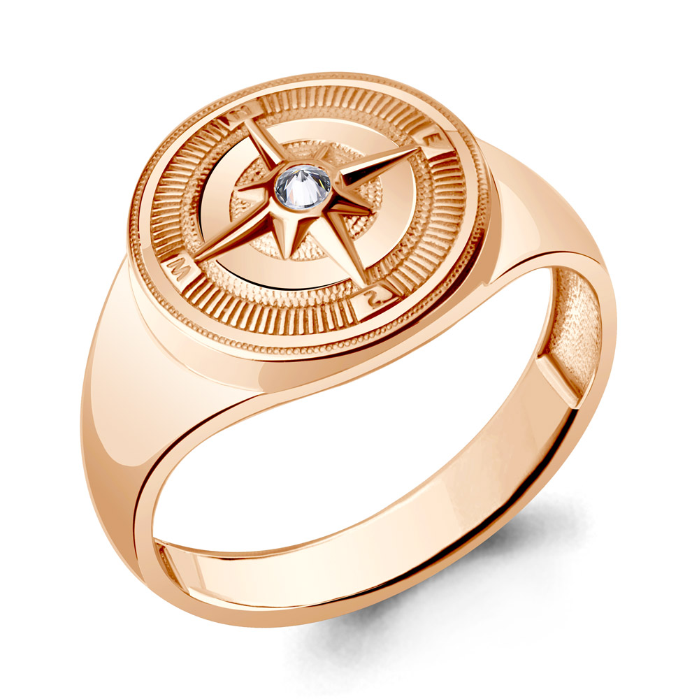 

Кольцо из серебра с фианитом Aquamarine Aquamarine 67446_925_з р. 22,5, 67446_925_з