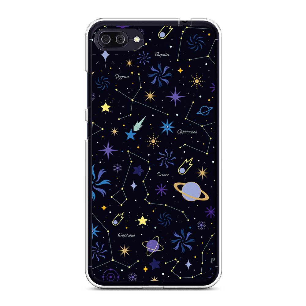 

Чехол Case Place 42150-2 для Asus ZenFone 4 Max (ZC554KL) "Цветной космос", 42150-2