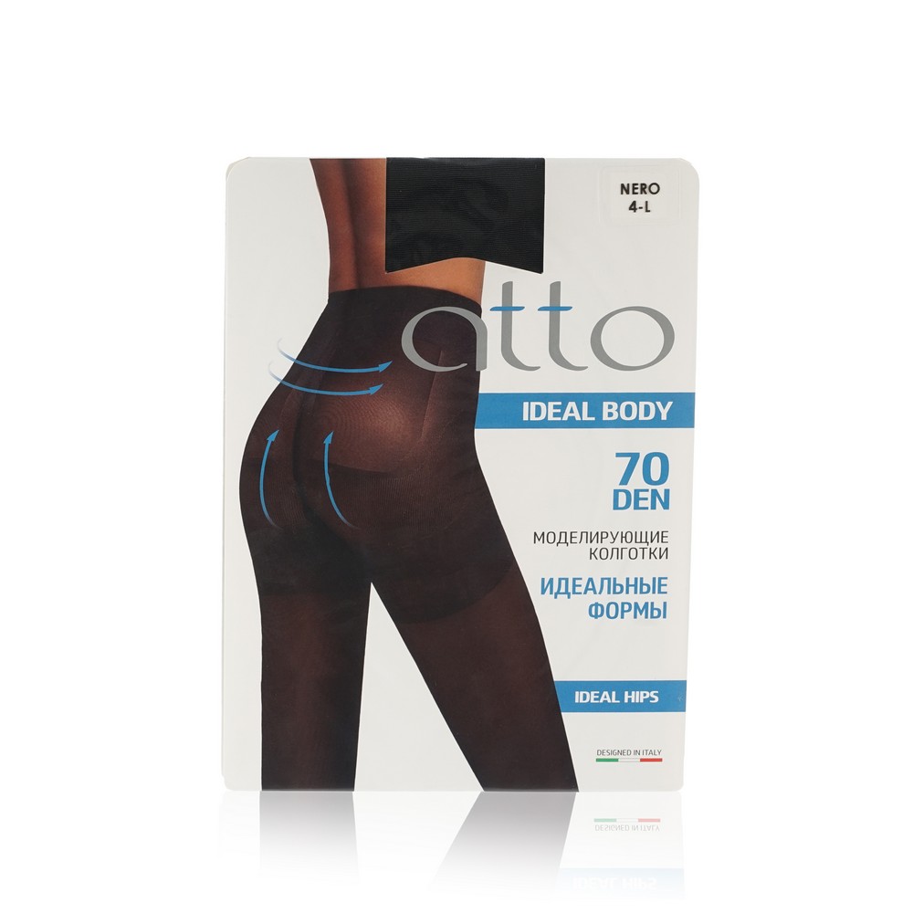 

Колготки женские Atto Ideal Body Hips 70den черные 4, Черный, Ideal Body Hips 70den