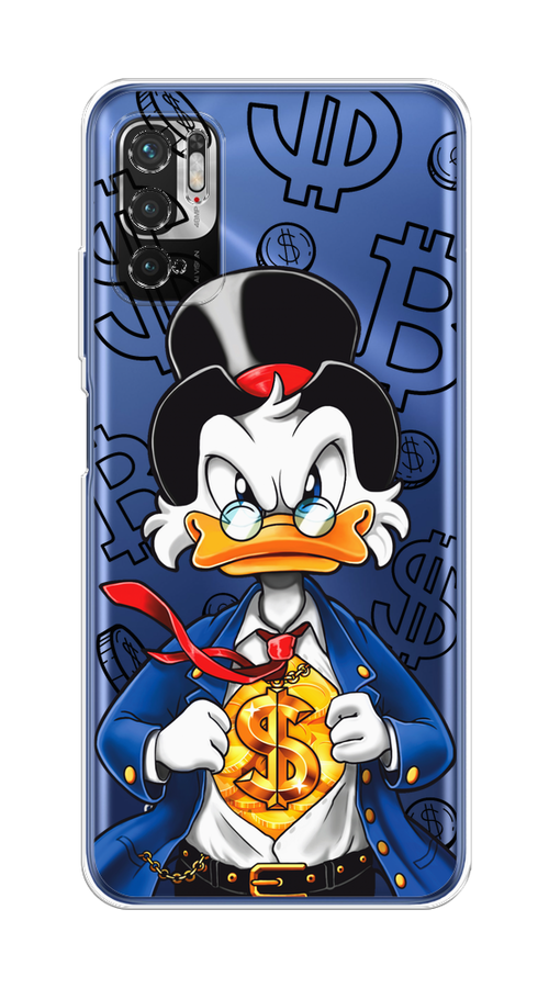 

Чехол на Xiaomi Redmi Note 10T/Note 10 5G/Poco M3 Pro "Scrooge Goldman", Черный;белый;синий, 310850-1