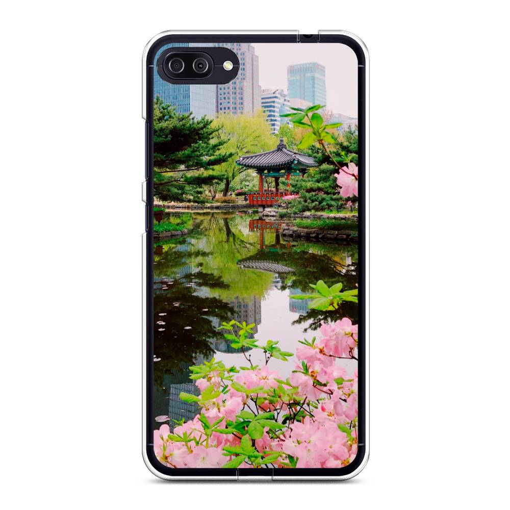 

Чехол Case Place 42150-2 для Asus ZenFone 4 Max (ZC554KL) "Сакура возле озера", 42150-2