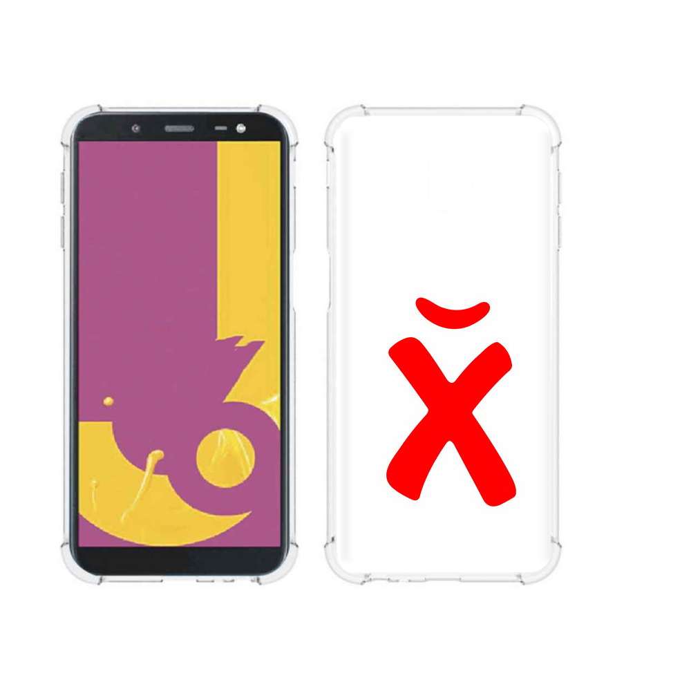 Чехол MyPads Tocco для Samsung Galaxy J6+ (2018) абстракция буква х (PT119175.557.209)