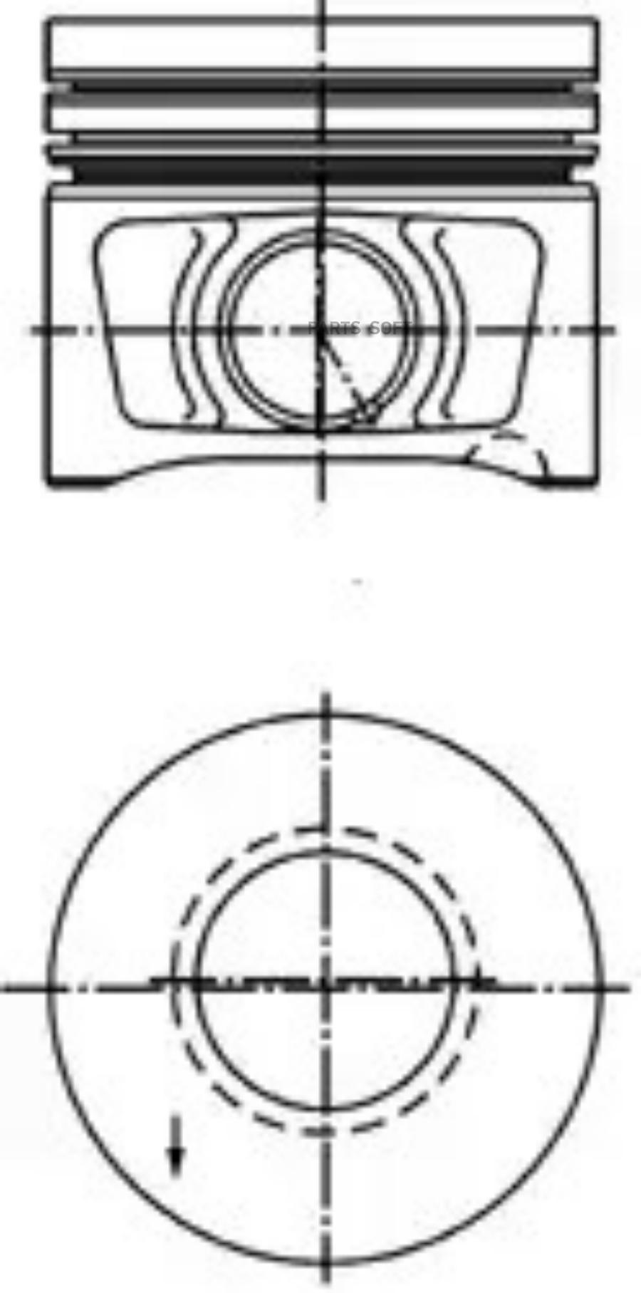 

Поршень KOLBENSCHMIDT 40387610