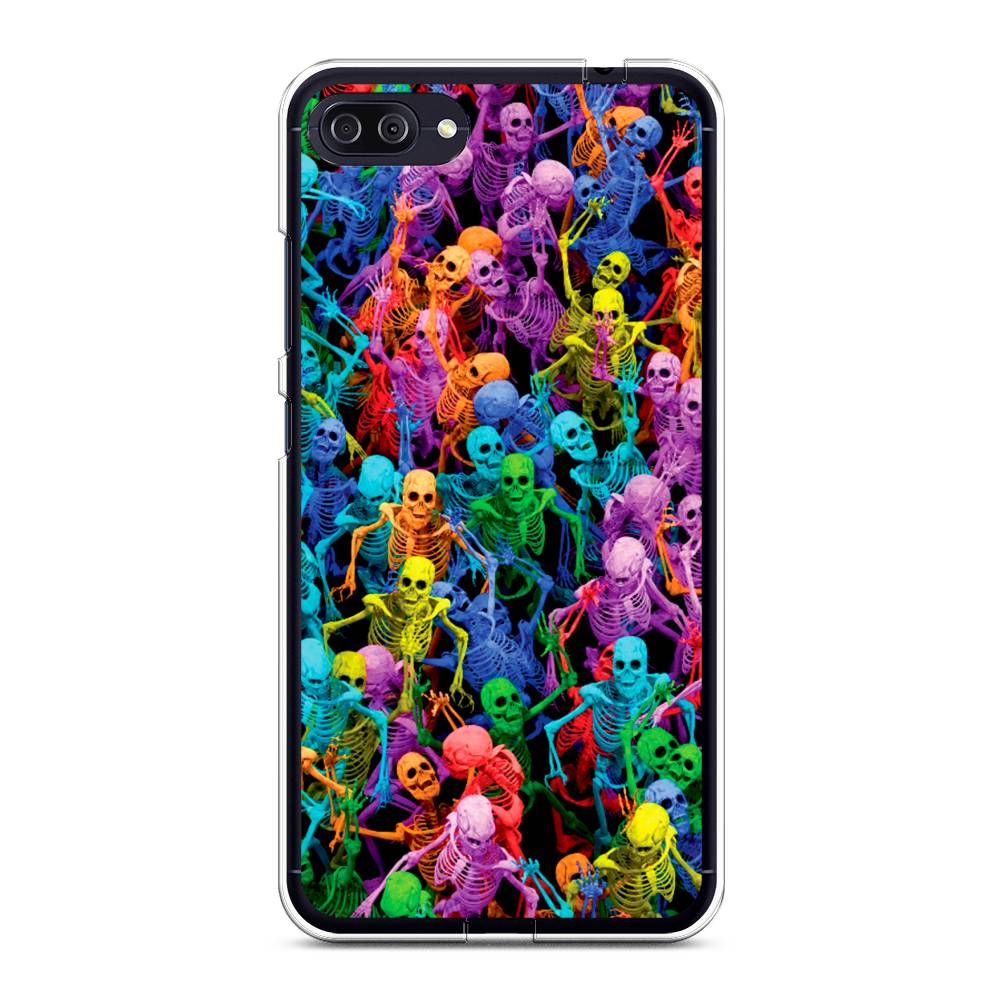 

Чехол Case Place 42150-6 для Asus ZenFone 4 Max (ZC554KL) "Вечеринка скелетов", 42150-6