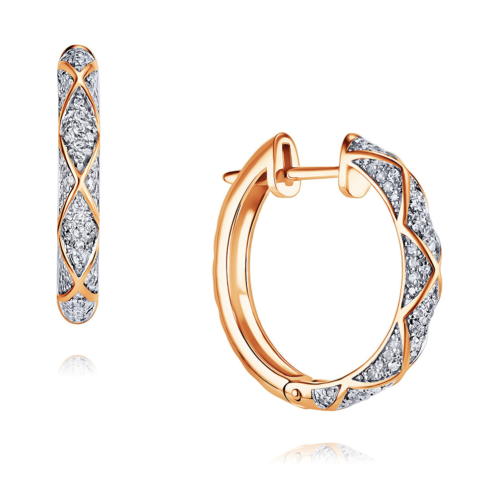 

Серьги из красного золота ADAMAS 24040749/01-А50Д-41, бриллиант, 24040749/01-А50Д-41