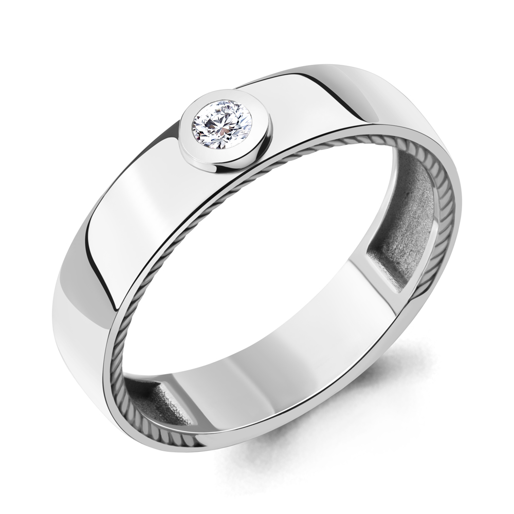 

Кольцо из серебра с фианитом Aquamarine Aquamarine 67443А_925_р р. 22, 67443А_925_р