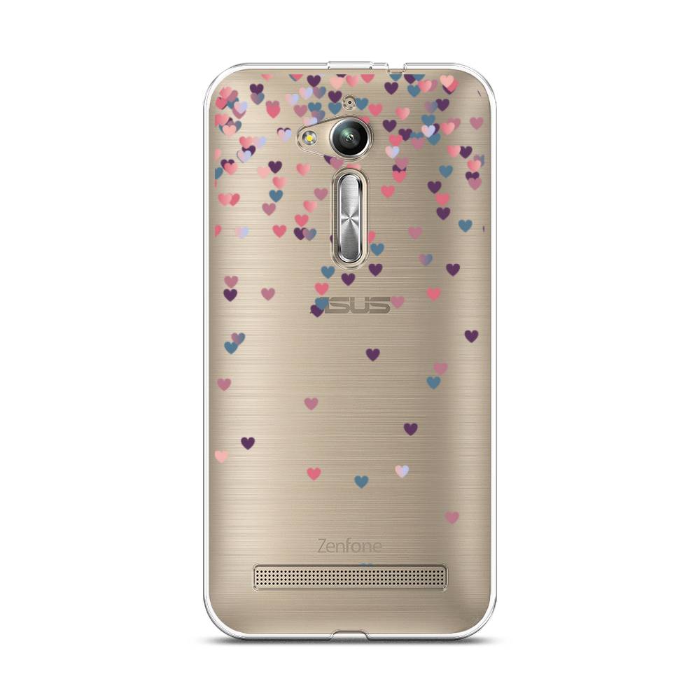 

Чехол Case Place 41750-3 для Asus ZenFone Go (ZB500KG) "Посыпка сердечки", 41750-3