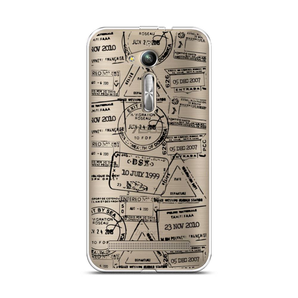 

Чехол Case Place 41750-2 для Asus ZenFone Go (ZB500KG) "Visa stamps 2", 41750-2