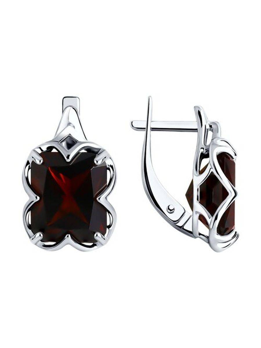 

Серьги из серебра TEO MAORI 892021364, кристалл, 892021364