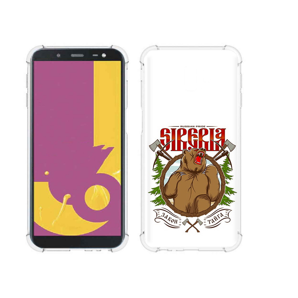 

Чехол MyPads Tocco для Samsung Galaxy J6+ (2018) Тайга (PT119175.557.168), Прозрачный, Tocco