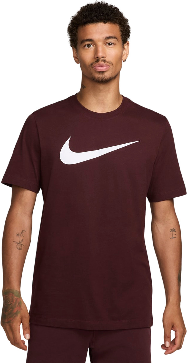 

Футболка мужская Nike M Nsw Tee Icon Swoosh бордовая XL, Бордовый, M Nsw Tee Icon Swoosh