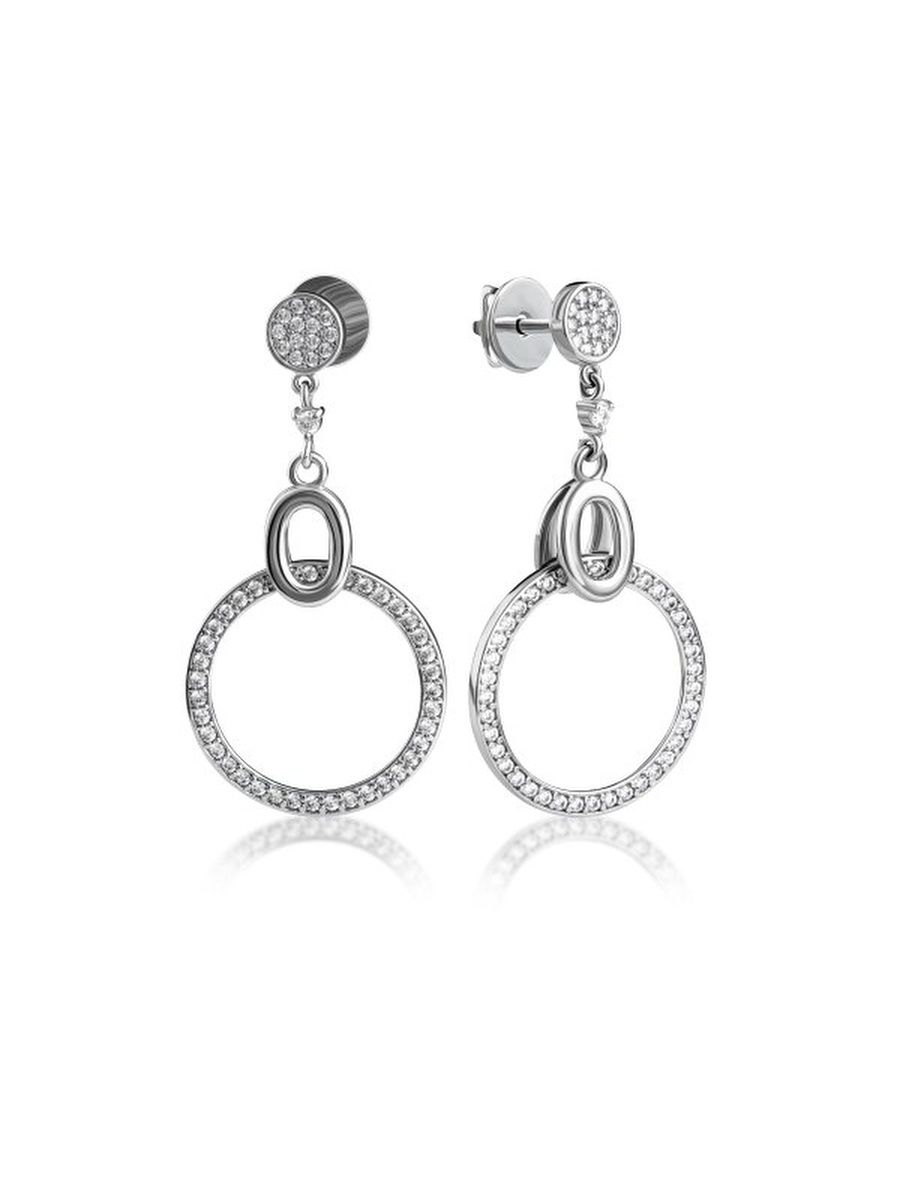 

Серьги подвески из серебра TEO MAORI 83474.1, фианит, 83474.1