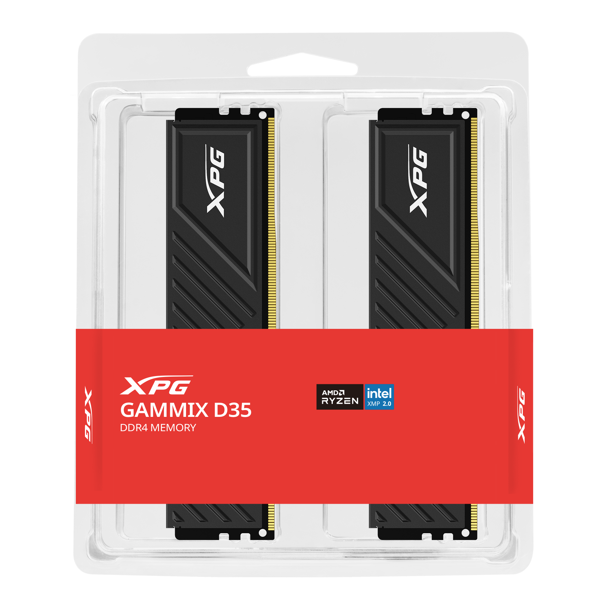 

Набор памяти DDR4 DIMM 2*16384Mb DDR3600 ADATA (AX4U360016G18I-DTBKD35), D35