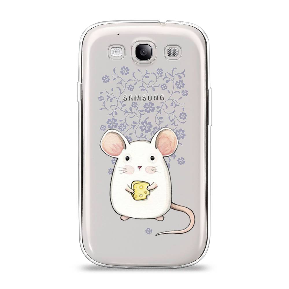 

Чехол Awog на Samsung Galaxy S3 / Самсунг S3 "Мышка", Белый;розовый;прозрачный, 23750-1