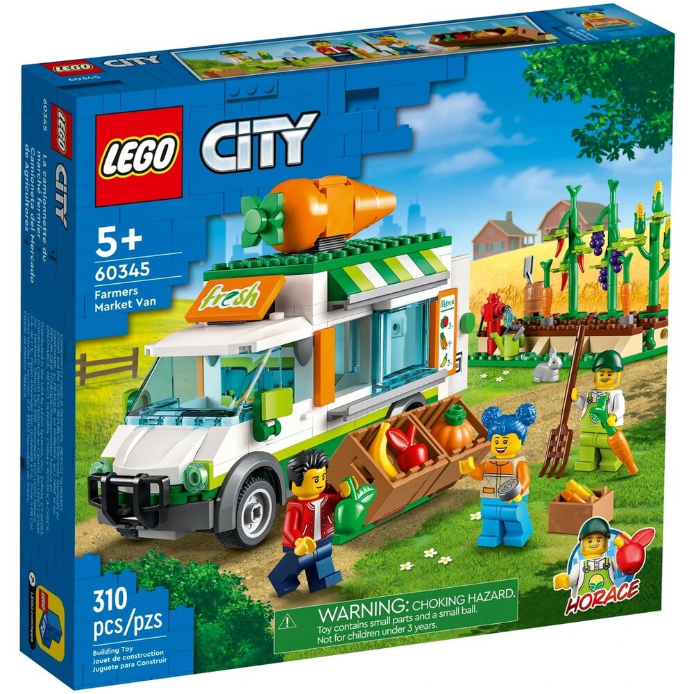 Конструктор LEGO City Фургон для фермерского рынка 60345 lego city ветеринарный фургон 60382