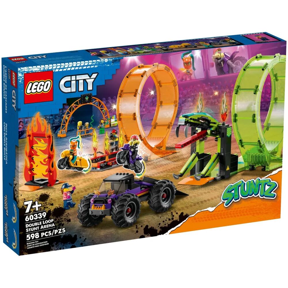 Конструктор LEGO City Трюковая арена Двойная петля 60339