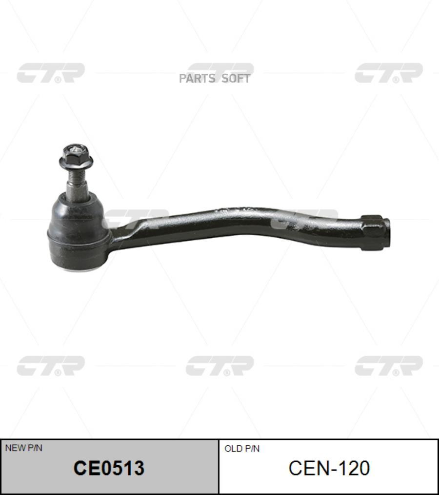 

(Старый Номер Cen-120) Наконечник Рулевой Тяги Прав. CTR арт. CE0513