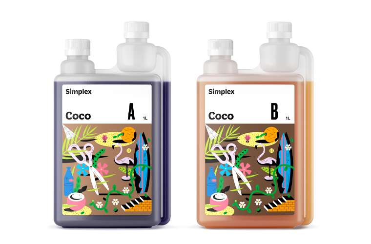 Органоминеральное удобрение Simplex Coco A + B 1 л