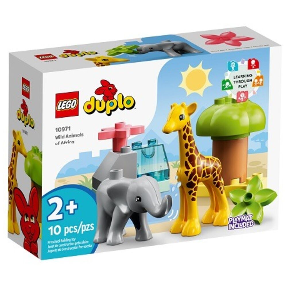 Конструктор LEGO DUPLO Дикие животные Африки 10971 lego duplo конструктор фермерский трактор домик и животные