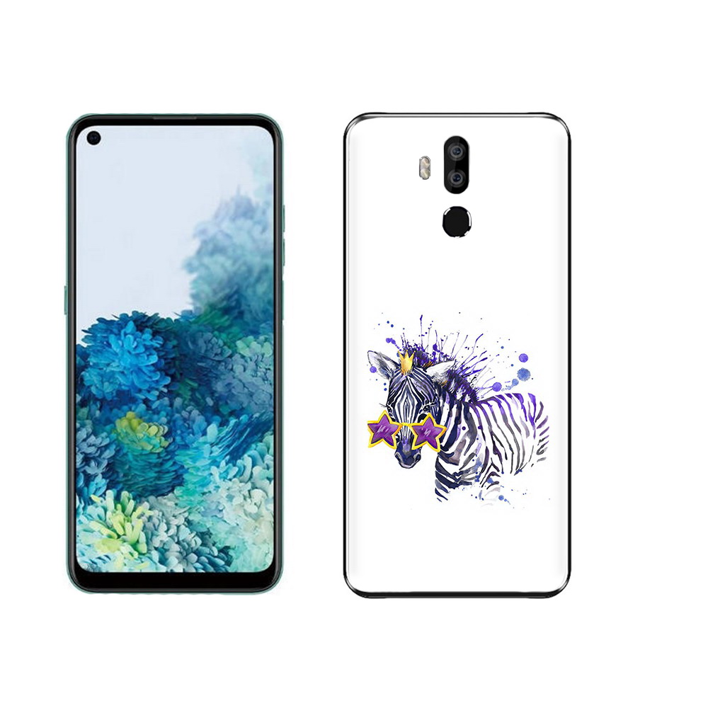 

Чехол MyPads Tocco для Oukitel K9 акварельная зебра, Прозрачный, Tocco