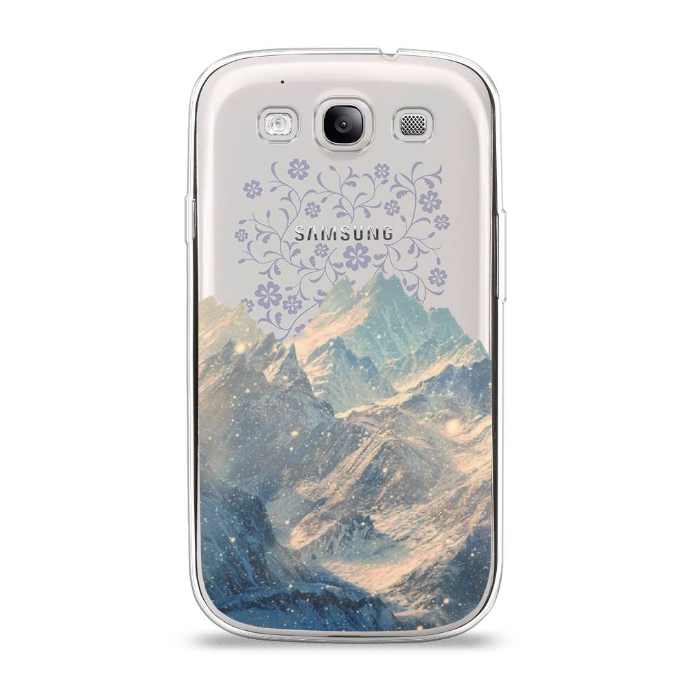 

Чехол Awog на Samsung Galaxy S3 / Самсунг S3 "Горы арт 2", Серый, 23750-10