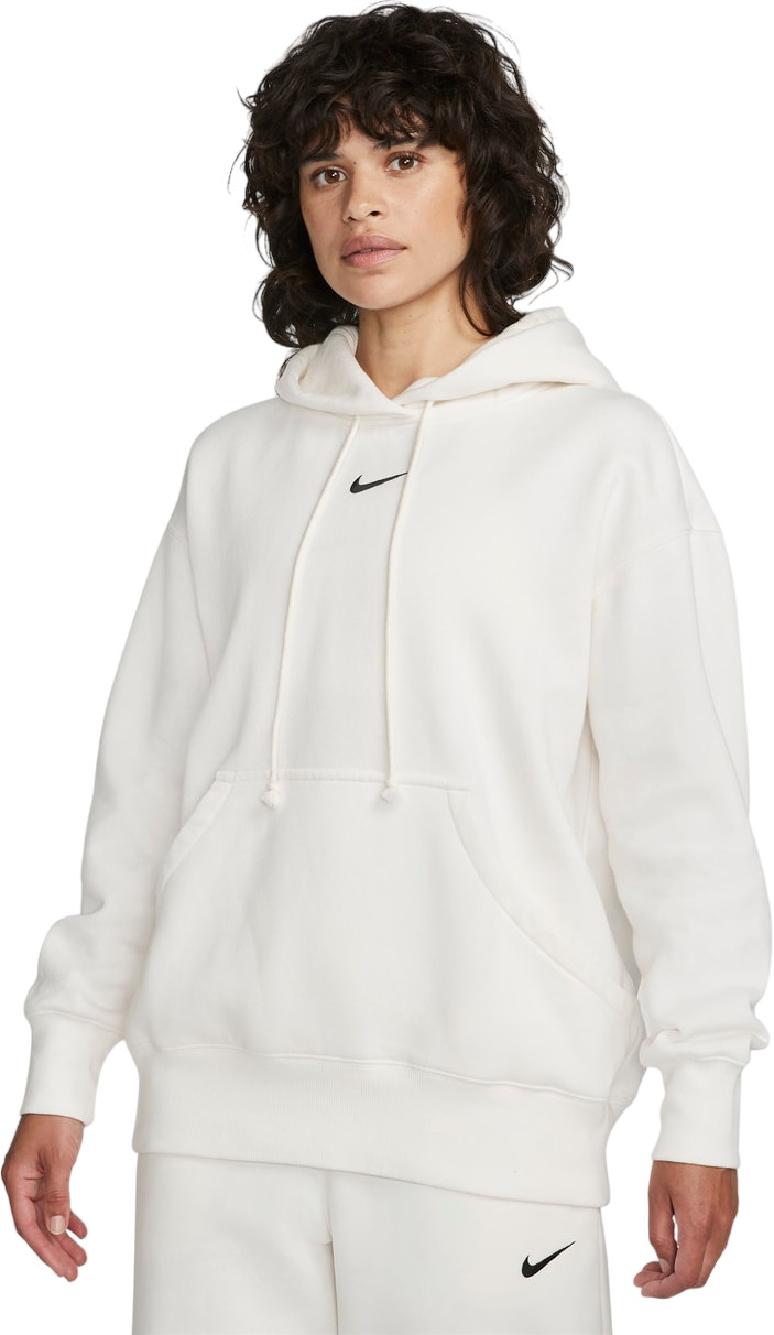 

Худи женское Nike W NSW PHNX FLC OS PO HOODIE белое XL, Белый, W NSW PHNX FLC OS PO HOODIE