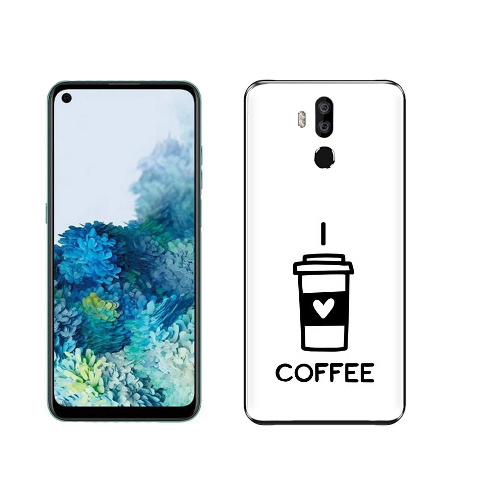 

Чехол MyPads Tocco для Oukitel K9 Я люблю кофе, Прозрачный, Tocco