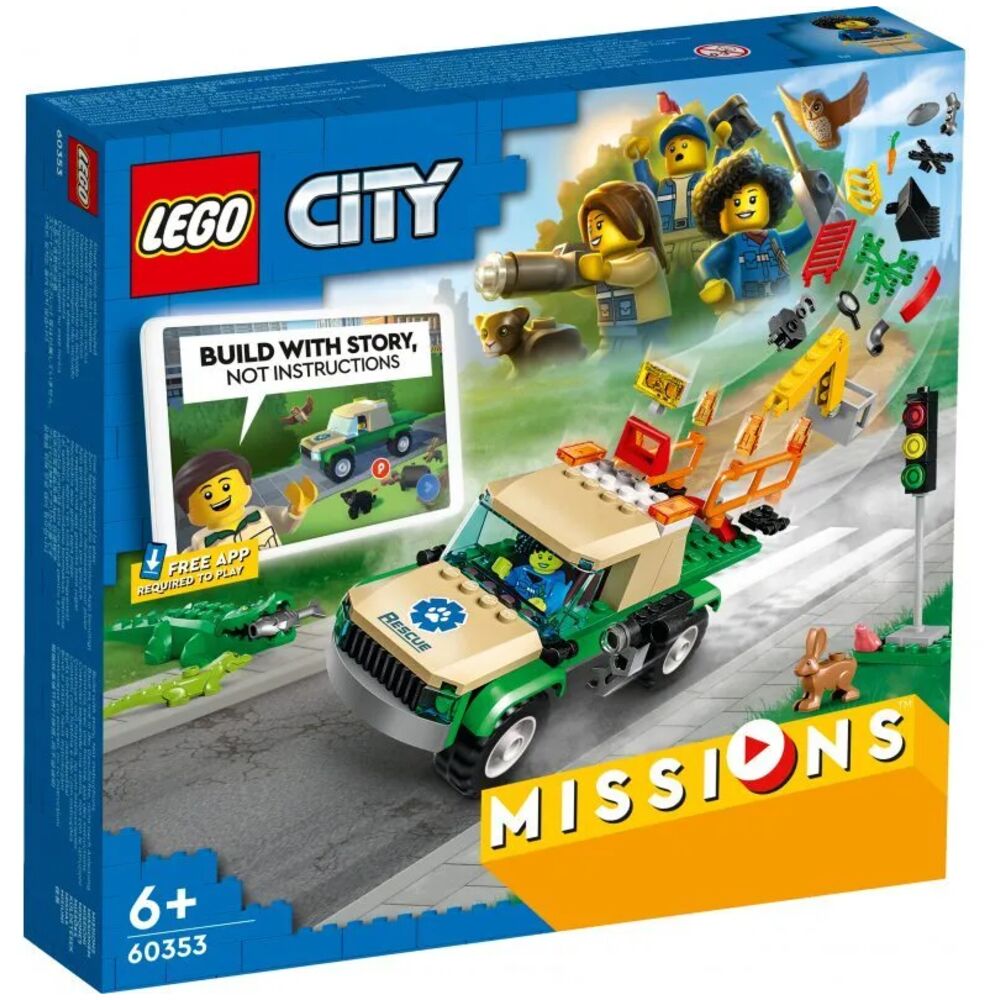 фото Конструктор lego city миссии по спасению диких животных 60353