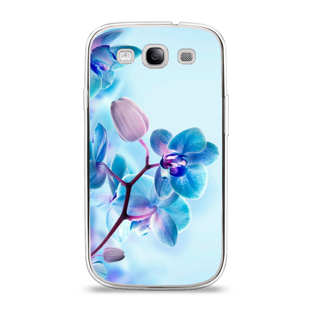 

Чехол Awog на Samsung Galaxy S3 / Самсунг S3 "Голубая орхидея", Голубой;синий;фиолетовый, 23750-8
