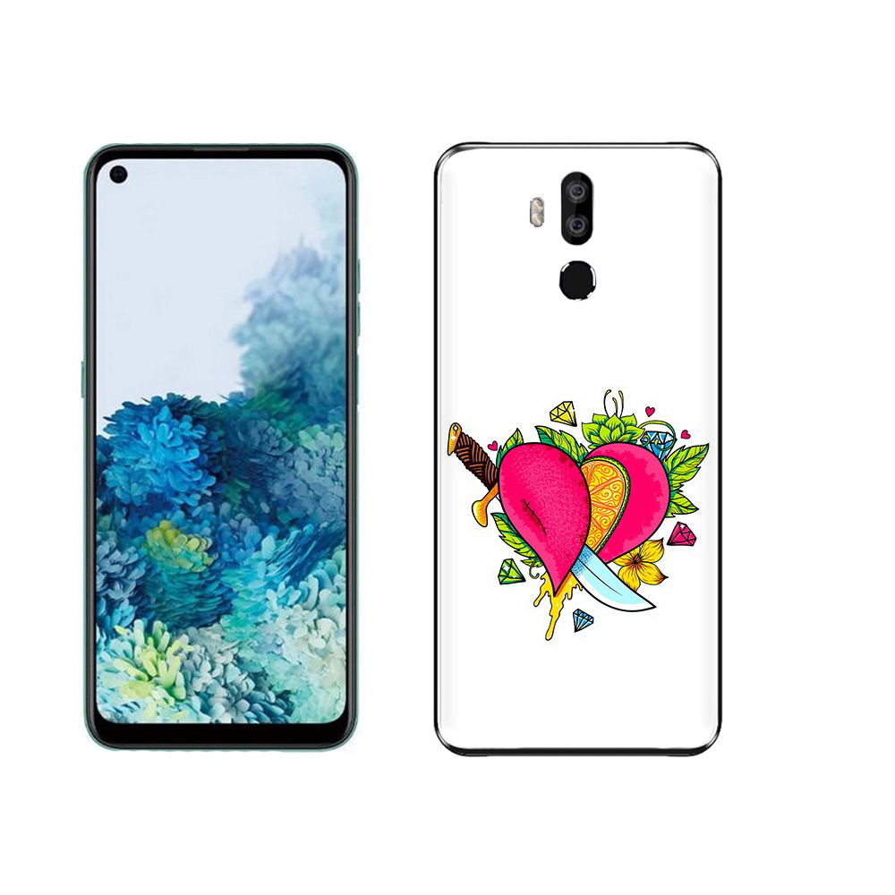 

Чехол MyPads Tocco для Oukitel K9 Фруктовое сердце, Прозрачный, Tocco