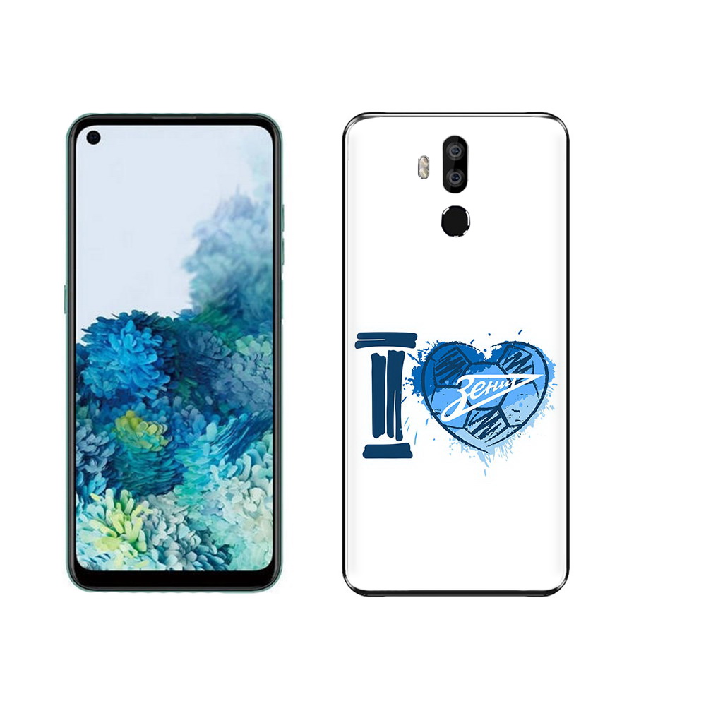 

Чехол MyPads Tocco для Oukitel K9 ФК я люблю зенит, Прозрачный, Tocco