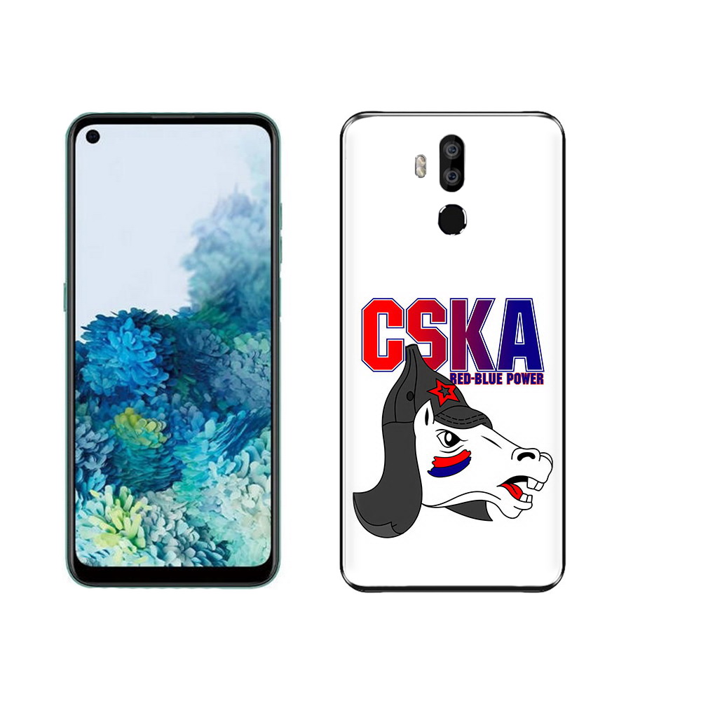 

Чехол MyPads Tocco для Oukitel K9 ФК ЦСК лошадка россия, Прозрачный, Tocco