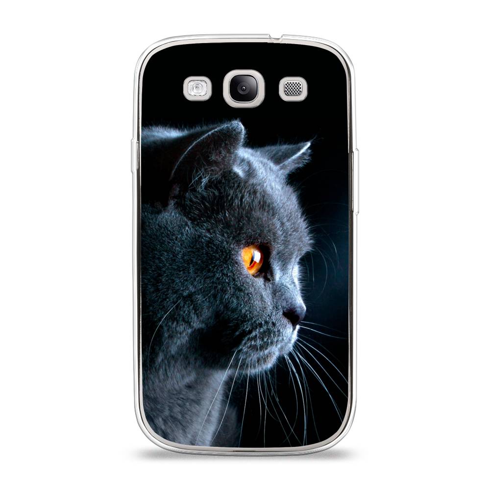 

Чехол Awog на Samsung Galaxy S3 / Самсунг S3 "Благородный кот британец", Черный;серый;оранжевый, 23750-2